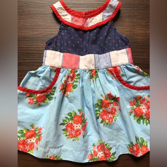 Matilda Jane Holiday Parade Dress Brilliant Daydream Cherry Floral Summer 2T - Picture 7 of 14